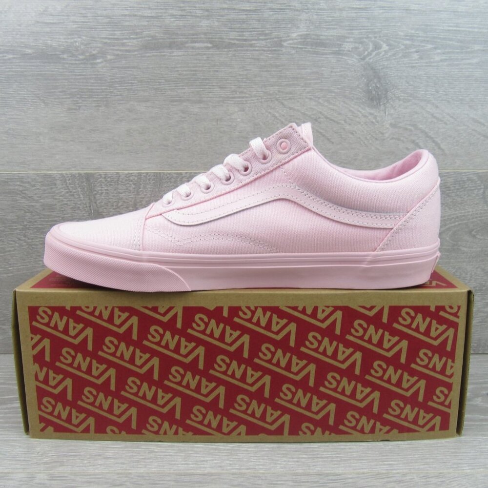 Vans Old Skool Pastel Mono Pink Mens Size 8 / Womens Size 9.5 NEW - Picture 3 of 13